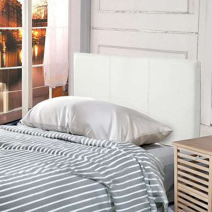 PU Leather Single Bed Headboard Bedhead - White V63-768085