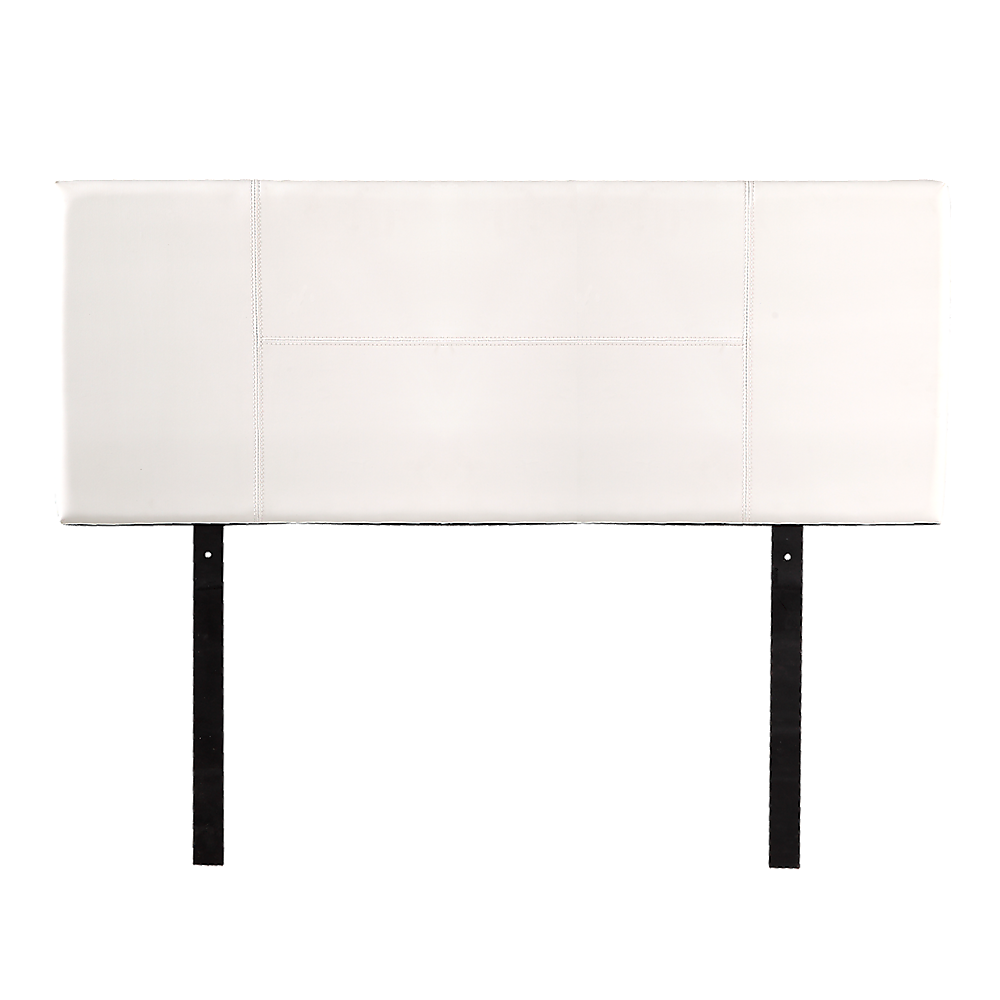PU Leather Double Bed Headboard Bedhead - White V63-768115