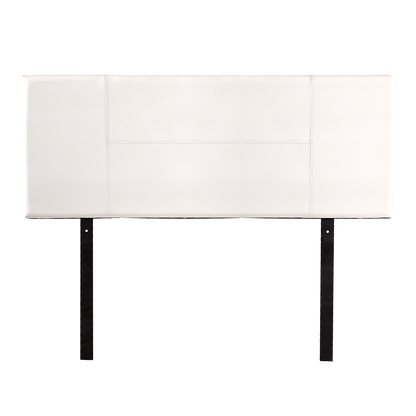 PU Leather Double Bed Headboard Bedhead - White V63-768115