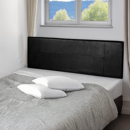 PU Leather Queen Bed Headboard Bedhead - Black V63-768125