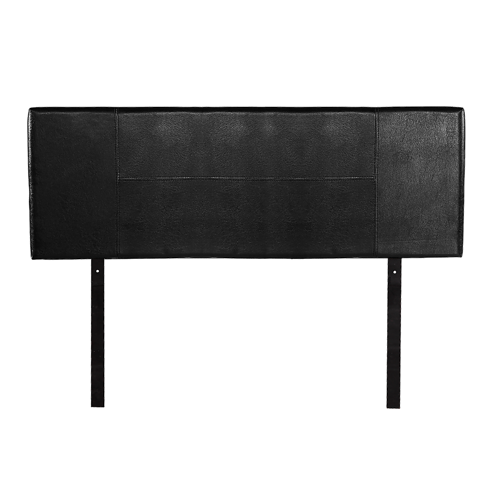 PU Leather Queen Bed Headboard Bedhead - Black V63-768125