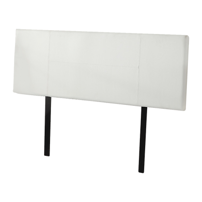 PU Leather Queen Bed Headboard Bedhead - White V63-768145