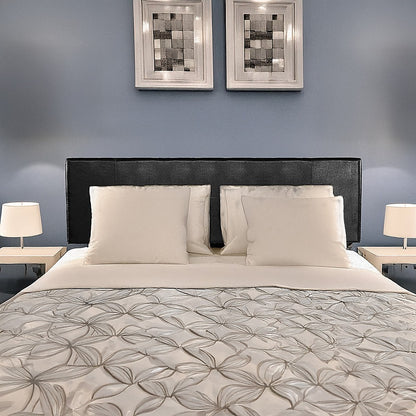 PU Leather King Bed Headboard Bedhead - Black V63-768155