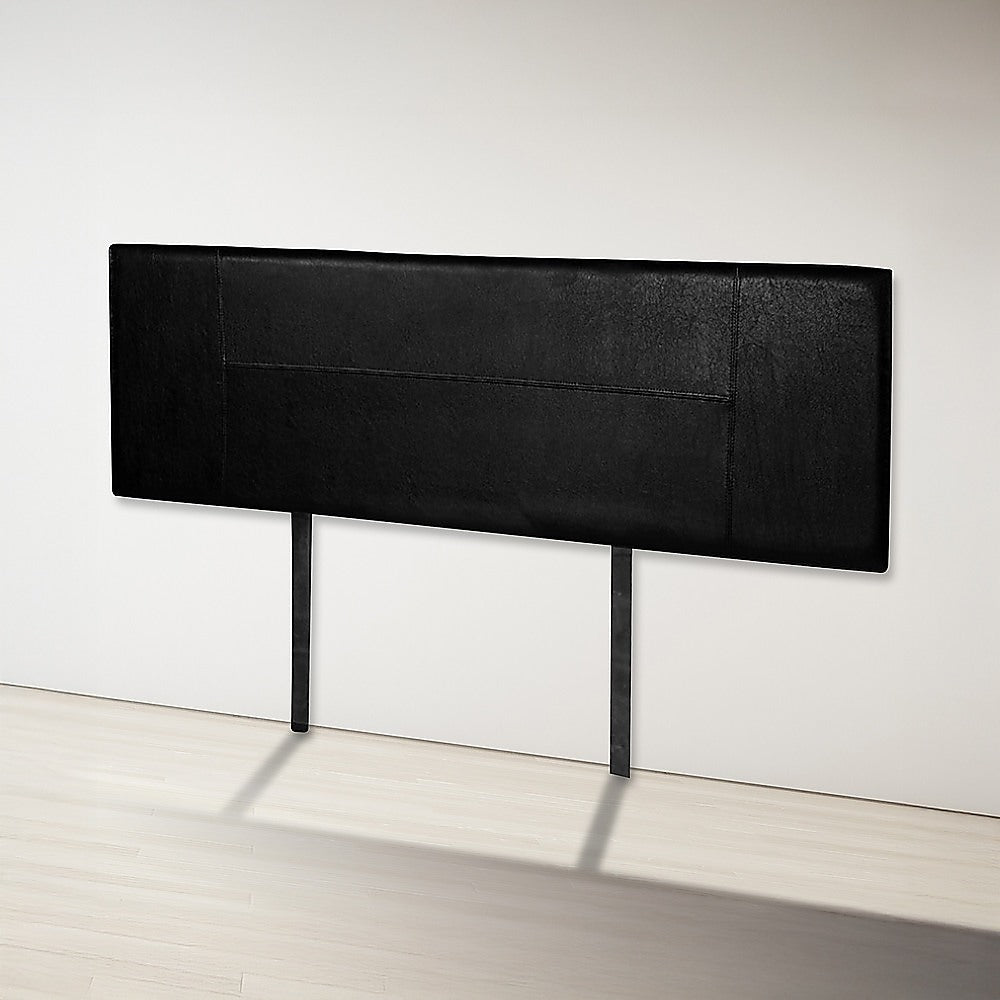 PU Leather King Bed Headboard Bedhead - Black V63-768155