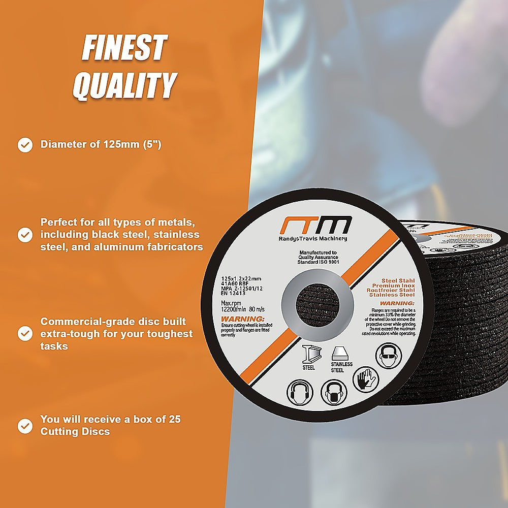 125mm 5" Cutting Disc Wheel for Angle Grinder x25 V63-768655
