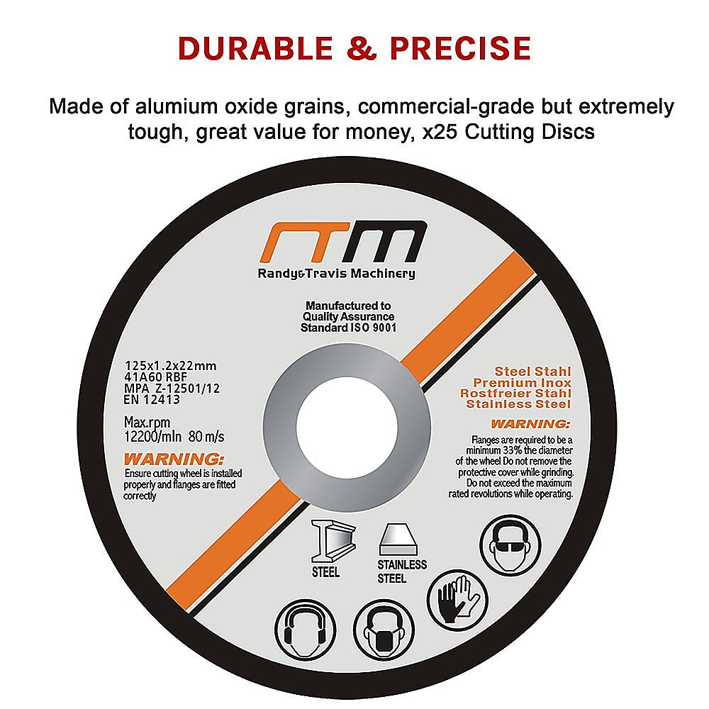 125mm 5" Cutting Disc Wheel for Angle Grinder x25 V63-768655