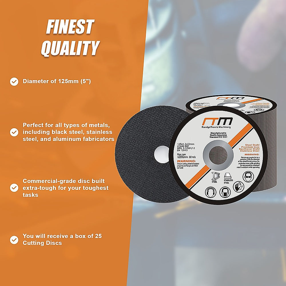 125mm 5" Cutting Disc Wheel for Angle Grinder x50 V63-768665