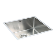 490x440mm Handmade Stainless Steel Undermount / Topmount Kitchen Laundry Sink with Waste V63-770015