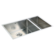 715x440mm Handmade Stainless Steel Undermount / Topmount Kitchen Sink with Waste V63-770035