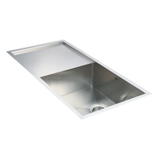960x450mm Handmade Stainless Steel Undermount / Topmount Kitchen Sink with Waste V63-770045