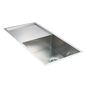 960x450mm Handmade Stainless Steel Undermount / Topmount Kitchen Sink with Waste V63-770045
