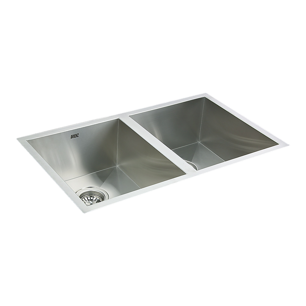 770x450mm Handmade Stainless Steel Undermount / Topmount Kitchen Sink with Waste V63-770065