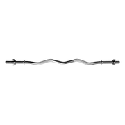 Heavy Duty EZ Curl Barbell - Weightlifting Bar with Spinlock Collars for Gym Training V63-770275