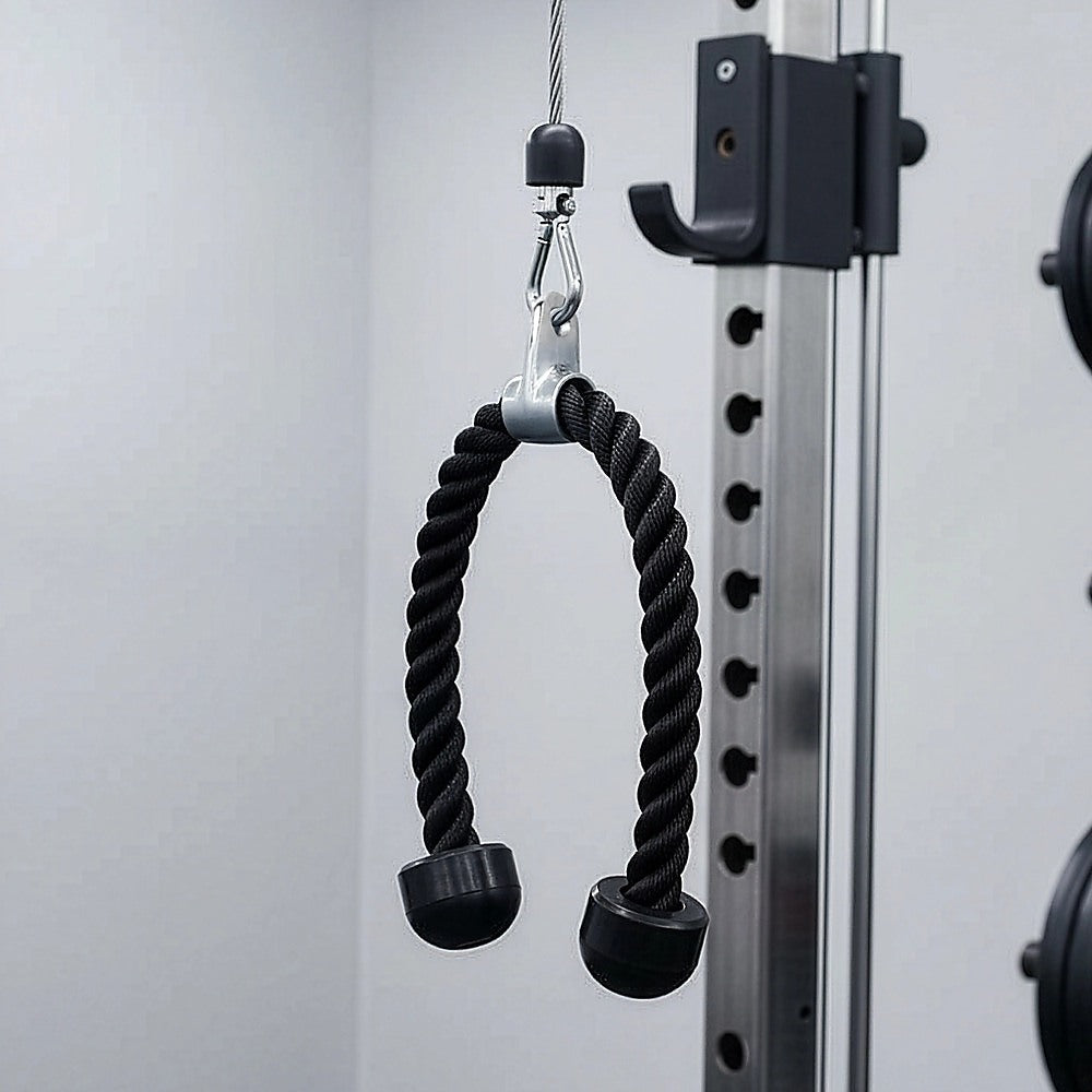 Tricep Pulldown Rope - Heavy Duty Cable Machine Attachment for Gym & Home Workout V63-770315