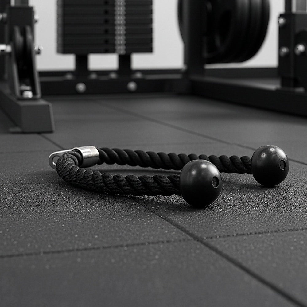 Tricep Pulldown Rope - Heavy Duty Cable Machine Attachment for Gym & Home Workout V63-770315