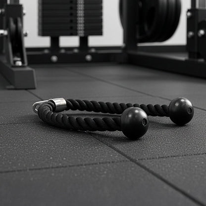 Tricep Pulldown Rope - Heavy Duty Cable Machine Attachment for Gym & Home Workout V63-770315
