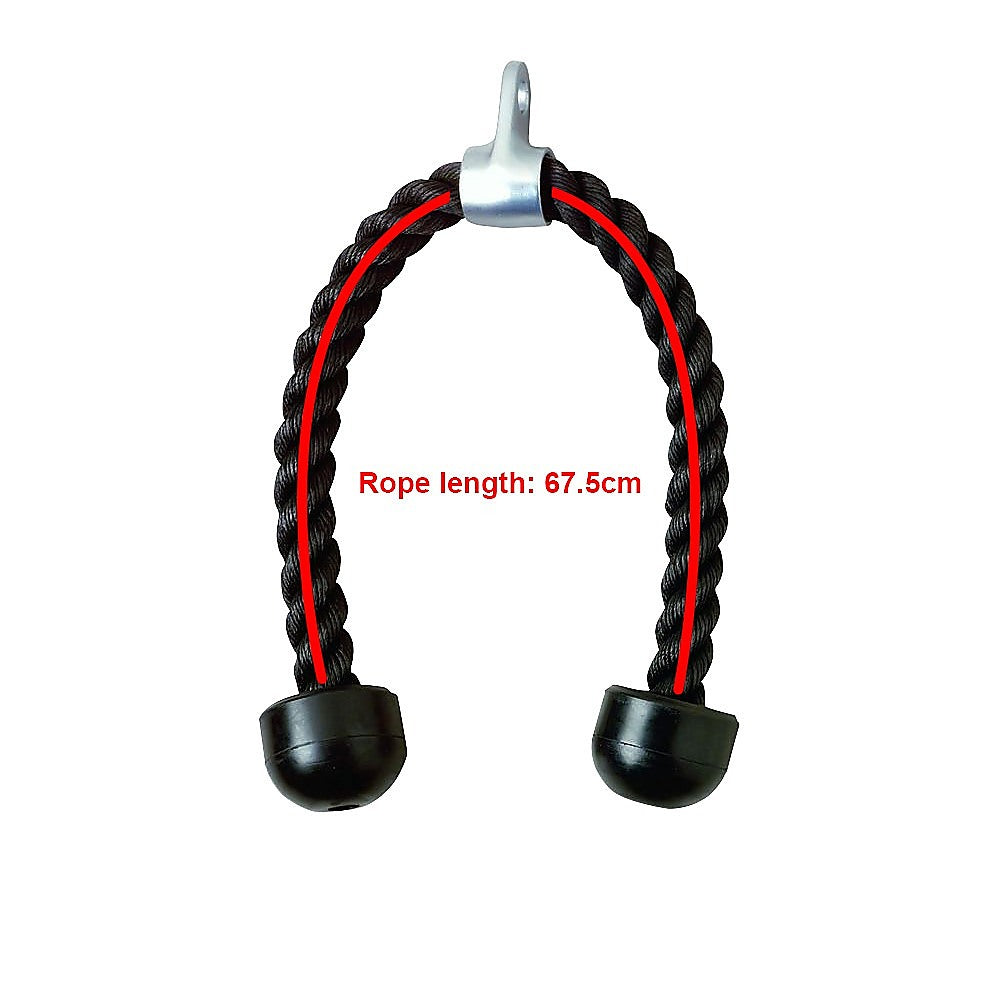 Tricep Pulldown Rope - Heavy Duty Cable Machine Attachment for Gym & Home Workout V63-770315