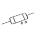Chrome Tricep Bar Barbell Heavy Duty with Spinlock Collars V63-770365