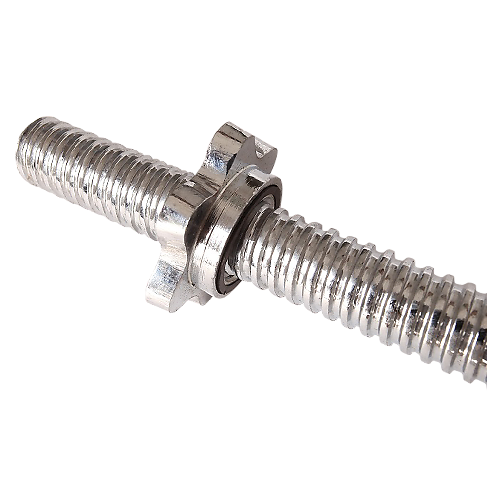 Chrome Tricep Bar Barbell Heavy Duty with Spinlock Collars V63-770365
