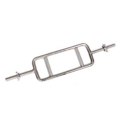 Chrome Tricep Bar Barbell Heavy Duty with Spinlock Collars V63-770365