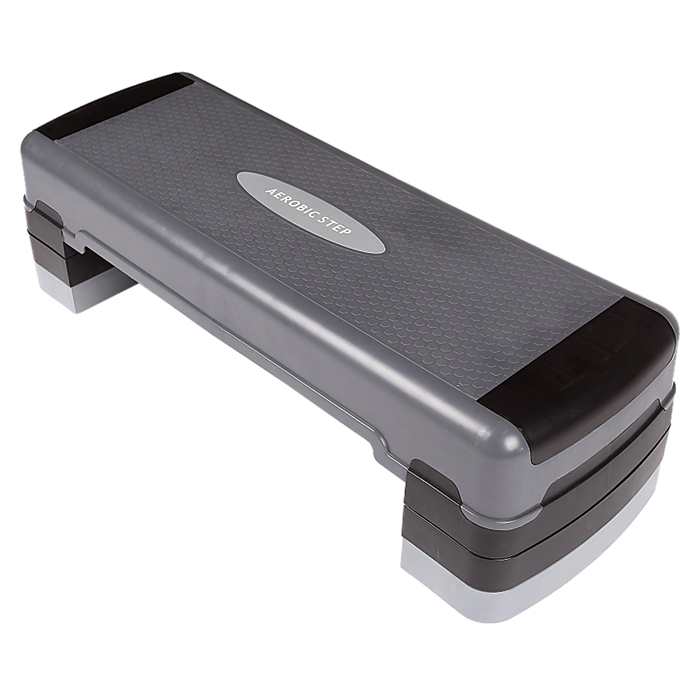 Adjustable Aerobic Step Platform - Gym Fitness Exercise Stepper for Home Workouts V63-770415