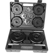 20kg Black Dumbbell Set with Carrying Case V63-770425