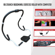 Ab Crunch Machine - Abdominal Exercise Roller with Digital Computer for Core Training V63-770435