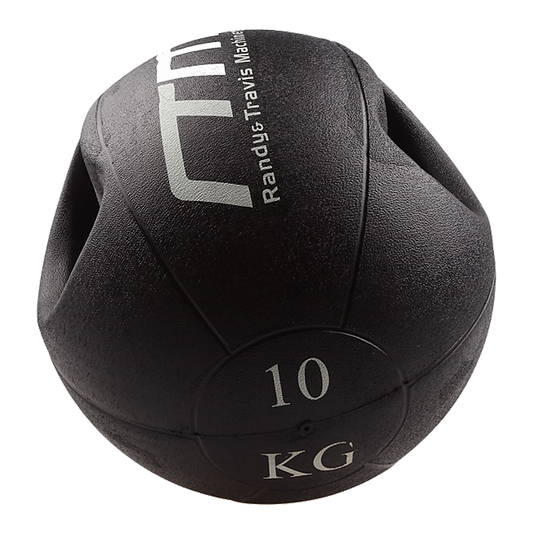 10kg Double-Handled Rubber Medicine Core Ball V63-771385