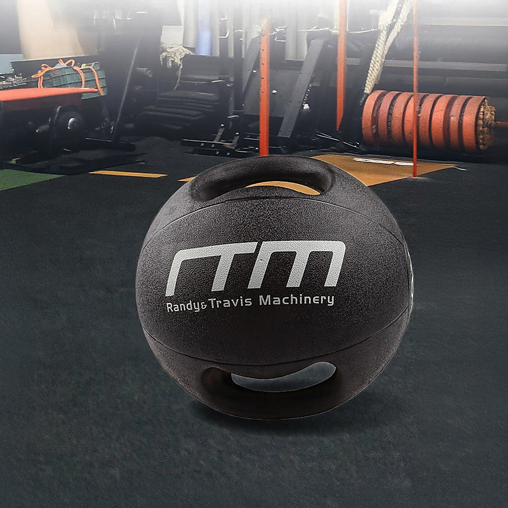 10kg Double-Handled Rubber Medicine Core Ball V63-771385