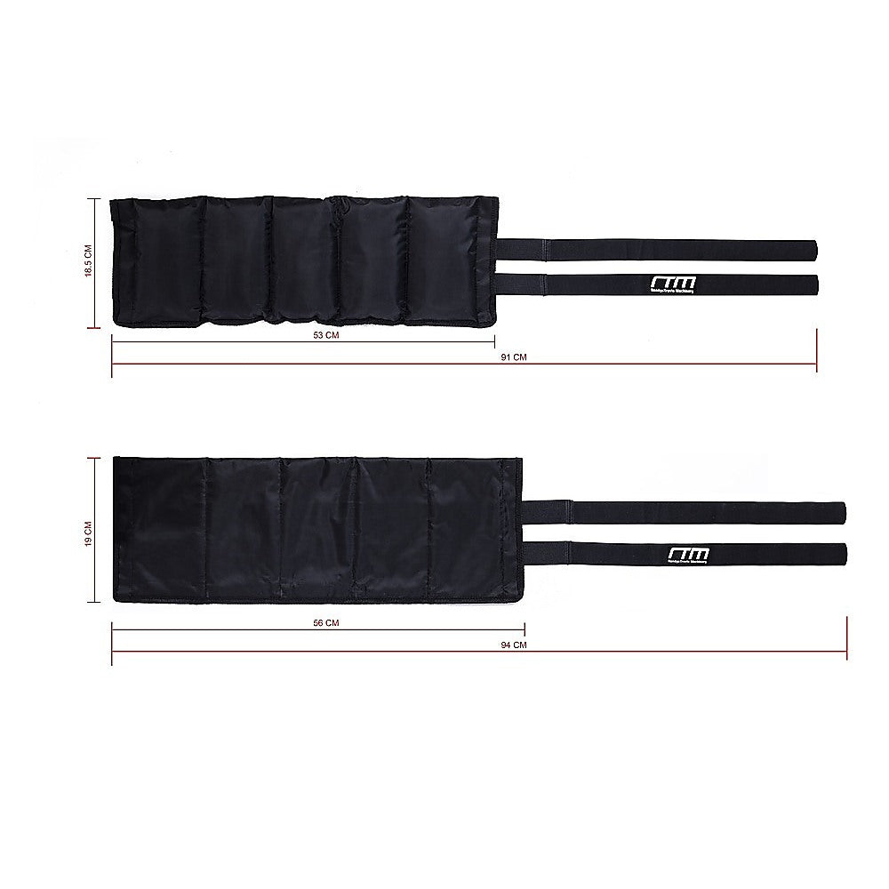 10kg Adjustable Ankle/Wrist Weight Straps V63-771395