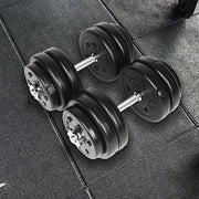 30KG Adjustable Dumbbell Set - Home Gym Weights for Strength & Fitness Training V63-771465