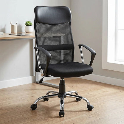 Ergonomic Mesh PU Leather Office Chair V63-771905