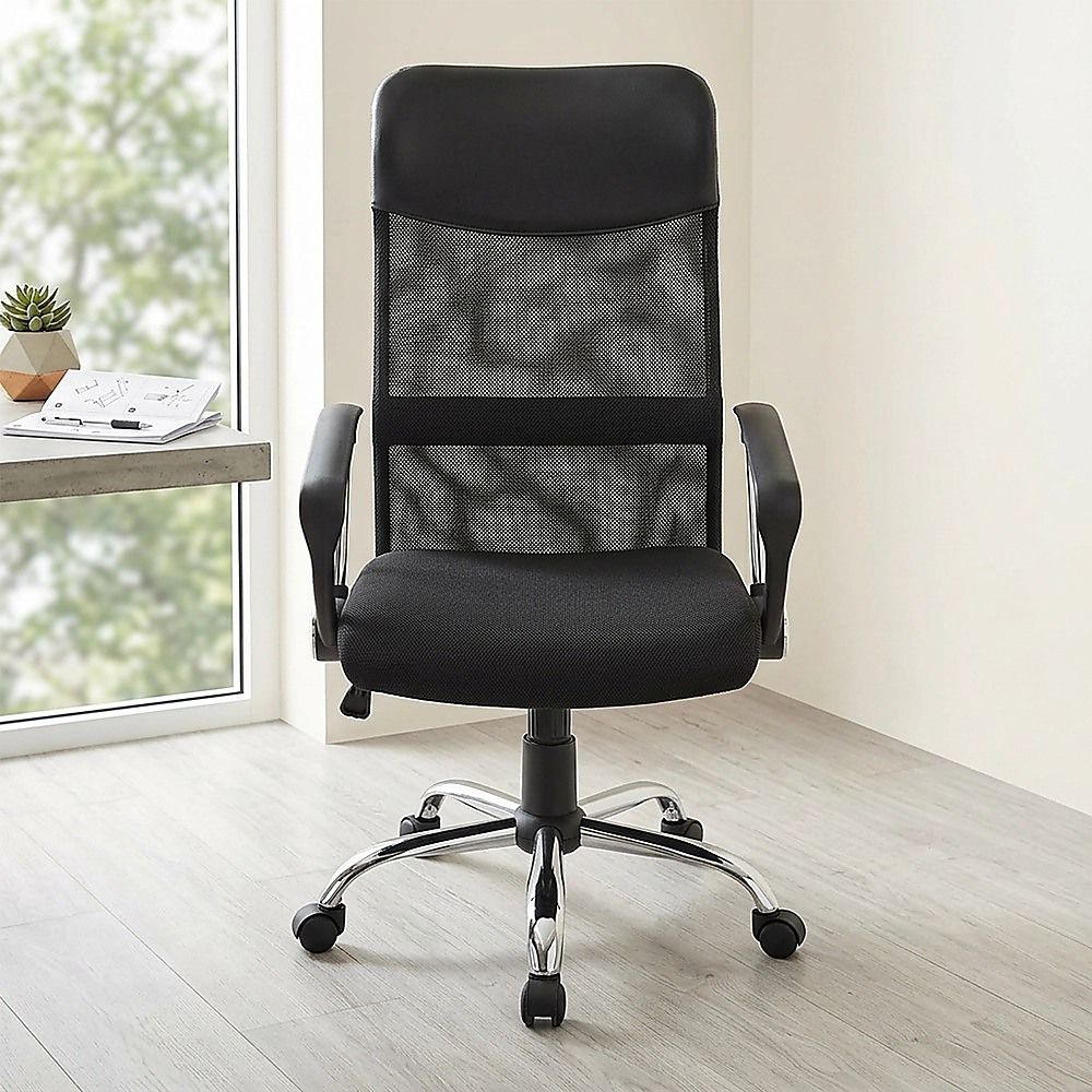 Ergonomic Mesh PU Leather Office Chair V63-771905