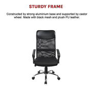 Ergonomic Mesh PU Leather Office Chair V63-771905
