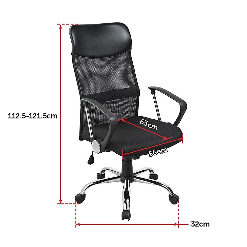 Ergonomic Mesh PU Leather Office Chair V63-771905
