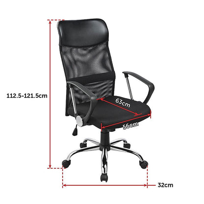 Ergonomic Mesh PU Leather Office Chair V63-771905