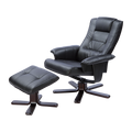 PU Leather Massage Chair Recliner Ottoman Lounge Remote V63-771935