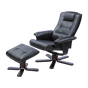 PU Leather Massage Chair Recliner Ottoman Lounge Remote V63-771935