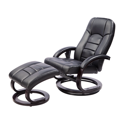 PU Leather Massage Chair Recliner Ottoman Lounge Remote V63-771945