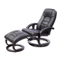 PU Leather Massage Chair Recliner Ottoman Lounge Remote V63-771945