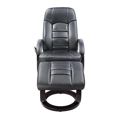 PU Leather Massage Chair Recliner Ottoman Lounge Remote V63-771945