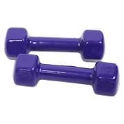 2kg Dumbbells Pair PVC Hand Weights Rubber Coated V63-782495