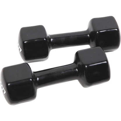 5kg Dumbbells Pair PVC Hand Weights Rubber Coated V63-782505
