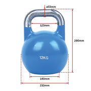 8KG, 12KG, 16KG Pro-Grade Steel KettleBell Set V63-782545