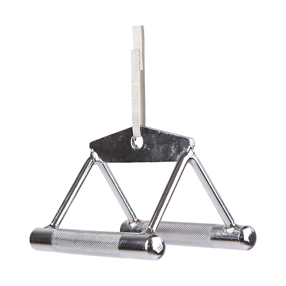 Close Grip Seated Row Handle - Triangle Cable Attachment Bar for Gym Machines V63-782575