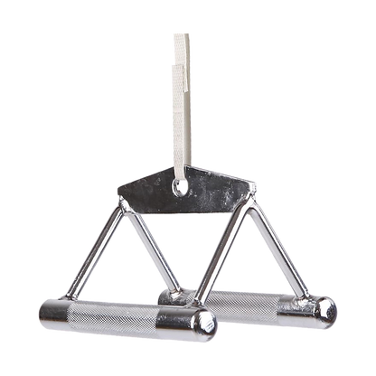 Close Grip Seated Row Handle - Triangle Cable Attachment Bar for Gym Machines V63-782575