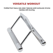 Close Grip Seated Row Handle - Triangle Cable Attachment Bar for Gym Machines V63-782575
