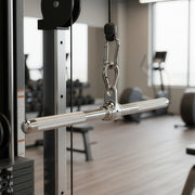 Revolving Straight Bar - Gym Cable Attachment for Tricep, Bicep & Pulley Workouts V63-782595