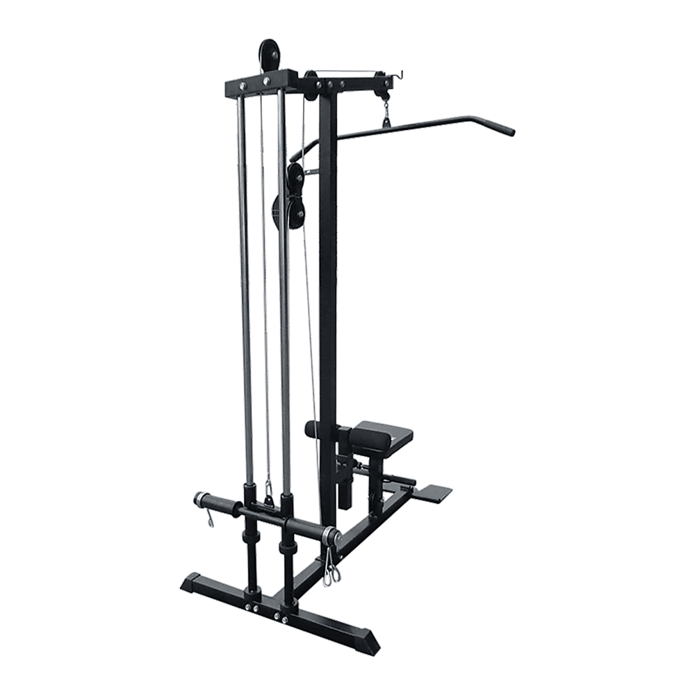 Lat Pulldown Low Row Fitness Machine - Home Gym Strength Trainer V63-782635