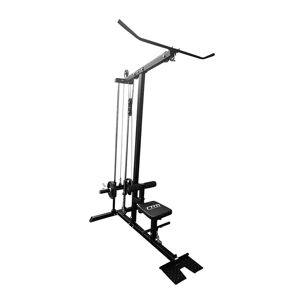 Lat Pulldown Low Row Fitness Machine - Home Gym Strength Trainer V63-782635